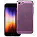 Breezy Custodia Back Cover Shell Rigida Antiscivolo Traforata Per Apple Iphone 7 8 Se 2020 2022 Purple - Foto miniatura 1