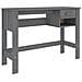 Scrivania Hamar Grigio Scuro 110x40x75 Cm In Legno Di Pino - Foto miniatura 1