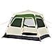 Tenda a Cupola da Campeggio 4 Persone Verde a Rilascio Rapido - Foto miniatura 3