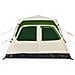 Tenda a Cupola da Campeggio 4 Persone Verde a Rilascio Rapido - Foto miniatura 5