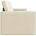 Divano Letto 2-in-1 Panna 245x150x60.5 cm Tessuto - Foto miniatura 6