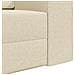 Divano Letto 2-in-1 Panna 245x150x60.5 cm Tessuto - Foto miniatura 9