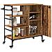 Carrello da cucina Legno Vecchio 87,5x38,5x84,5 cm Legno ingegnerizzato - Foto miniatura 3
