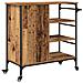 Carrello da cucina Legno Vecchio 87,5x38,5x84,5 cm Legno ingegnerizzato - Foto miniatura 9