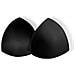 Imbottiture Triangolari Per Reggiseno Yz007, Nere, Taglia Unica (2 Paia) - Foto miniatura 1