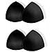 Imbottiture Triangolari Per Reggiseno Yz007, Nere, Taglia Unica (2 Paia) - Foto miniatura 3