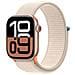 Bracciale Sport Per Apple Watch 38 / 42mm In Nylon Regolabile Ultra Sicuro, Argento - Foto miniatura 1