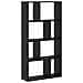 Libreria Rovere nero 60 x 20 x 120 cm Legno multistrato - Foto miniatura 1