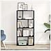 Libreria Rovere nero 60 x 20 x 120 cm Legno multistrato - Foto miniatura 4