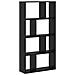 Libreria Rovere nero 60 x 20 x 120 cm Legno multistrato - Foto miniatura 7