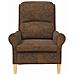 poltrona Marrone 76 x 94 x 102 cm Pelle sintetica - Foto miniatura 4