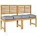 Cuscino per seduta pallet 4 pcs Grigio 40 x 40 x 8 cm - Foto miniatura 3