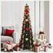 Albero di Natale artificiale con 150 LED Verde 180 cm PVC - Foto miniatura 2