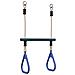 Barra Trapezio con Anelli per Bambini Blu e Verde in Acciaio - Foto miniatura 1