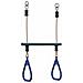 Barra Trapezio con Anelli per Bambini Blu e Verde in Acciaio - Foto miniatura 6
