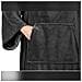 Coperta Indossabile Oversize Con Maniche E Tasca, Chiusura Regolabile A Strappo 150x180cm Grey - Foto miniatura 6