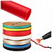 Tubo Termorestringente Rosso 10mm 1m - Flessibile E Autoestinguente | Riduzione 2:1, Resistente Uv, Isolamento Elettrico | Uso In Elettronica E Motori - Foto miniatura 1