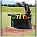 2-pack Porta Tee Da Golf In Pelle Pu Nera Con Clip Ad Anello A D - Contiene 60 Tee - Foto miniatura 6