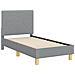 Struttura letto per bambini con testata Grigio chiaro Tessuto - Foto miniatura 4