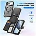 Cover Cartera per iPhone 17 Pro - Pelle /PU, Nero - Foto miniatura 4