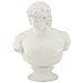 Scultura Centurione Busto Classico In Resina Bianca - Foto miniatura 1