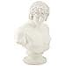 Scultura Centurione Busto Classico In Resina Bianca - Foto miniatura 2