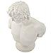 Scultura Centurione Busto Classico In Resina Bianca - Foto miniatura 4