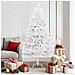 Albero di Natale artificiale Bianco 180 cm PVC e Metallo - Foto miniatura 2