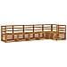 Set divani 6 pcs Naturale Legno di Acacia Massello - Foto miniatura 1