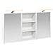 Set di Armadi da Bagno con lo scaffale 3 pcs 126 x 16 x 62.5 cm - Foto miniatura 1