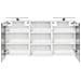 Set di Armadi da Bagno con lo scaffale 3 pcs 126 x 16 x 62.5 cm - Foto miniatura 7