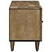 Mobile TV Marrone 105 x 33,5 x 46 cm Legno di mango massello - Foto miniatura 4
