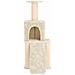 Albero per gatti con pali per graffiare in sisal Crema 146 cm - Foto miniatura 4
