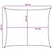 Telo Ombra Blu e Bianco 2,5 x 3,5 m HDPE - Foto miniatura 8