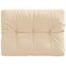 Cuscino per schienale di pallet VIANEN 100% Poliestere Crema - Foto miniatura 3
