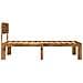 Letto Singolo con Testiera ROSTOCK Naturale 100 x 200 cm - Foto miniatura 5