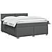 Letto box spring con materasso Grigio Scuro 180 x 200 cm - Foto miniatura 9