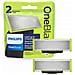 Confezione da 2 Lame di Ricambio Per One Blade Pro Philips QP220/55 QP220 - Foto miniatura 2