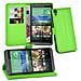 Custodia Compatibile Con Htc Desire 820 In Verde Menta - Coperchio Protettiva Con Chiusura Magnetica, Funzione Stand E Tasca Per Le Carte - Foto miniatura 7