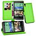 Custodia Compatibile Con Htc Desire 820 In Verde Menta - Coperchio Protettiva Con Chiusura Magnetica, Funzione Stand E Tasca Per Le Carte - Foto miniatura 9