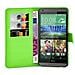 Custodia Compatibile Con Htc Desire 820 In Verde Menta - Coperchio Protettiva Con Chiusura Magnetica, Funzione Stand E Tasca Per Le Carte - Foto miniatura 10
