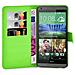 Custodia Compatibile Con Htc Desire 820 In Verde Menta - Coperchio Protettiva Con Chiusura Magnetica, Funzione Stand E Tasca Per Le Carte - Foto miniatura 5