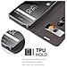 Custodia Compatibile Con Sony Xperia Z5 In Grigio Nero - Coperchio Protettiva Con Chiusura Magnetica, Funzione Stand E Tasca Per Le Carte - Foto miniatura 7
