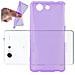 Custodia Compatibile Con Sony Xperia Z4 Mini / Z3 Plus Compact In Viola Trasparente - Coperchio Protettivo In Silicone Tpu Flessibile - Foto miniatura 2