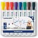 dtler Lumocolor 351 Wp8 Marcatore Permanente Nero, Blu, Marrone, Verde, Arancione, Rosso, Viola, Giallo Tipo Di Punta 8 Pezzo[ i] (dtler Whiteboard Marker Assorted Bullet Tip Pk8)  - Foto miniatura 2