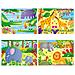 Set 4 Puzzle Dinosauri (12, 16, 20, 24 Pezzi)  - Foto miniatura 1