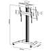 Porta Tv Per Monitor Tv 37-70"", Topline-s01 - Foto miniatura 2