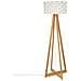 Lampada Da Terra Bamboo - E27 - 60 W - H. 150 Cm - Bianco - Foto miniatura 1