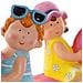 Statua Decorativa Dkd Home Decor Bambini Fibra De Sticla (2 Pcs)  - Foto miniatura 2
