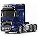 Camion Radiocomandato Mercedes-Benz Actros 3363 6x4 GigaSpace 1:24 in Kit di Montaggio Pre-Verniciato Colore Pearl Blu (senza radiocomando, ricevitore, servocomandi e batteria)  - Foto miniatura 1